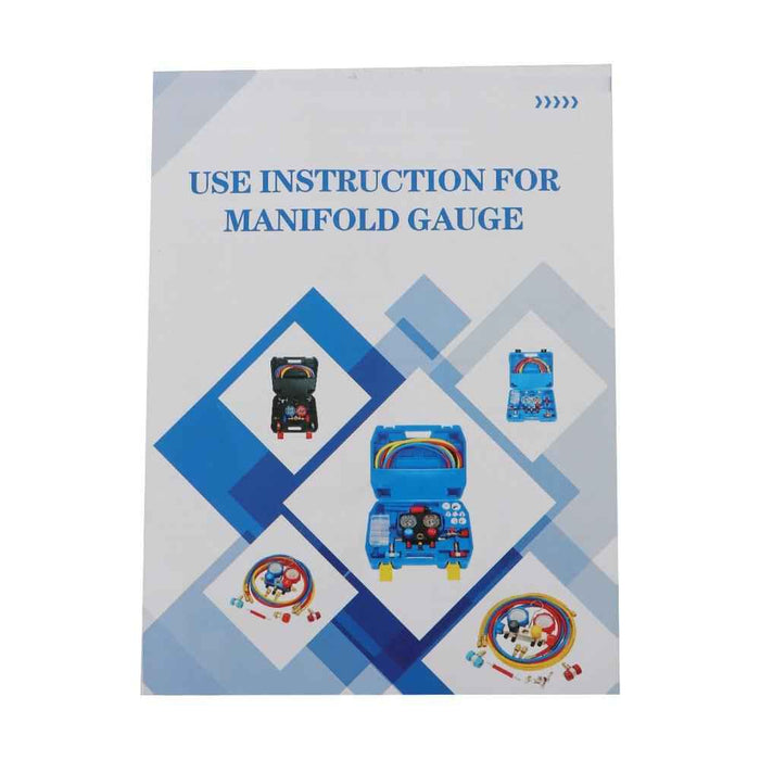 DURAFORCE Air Vacuum Pump Gauge Set 3 CFM Combo HVAC + R134A Kit AC 5pa 1720 RPM