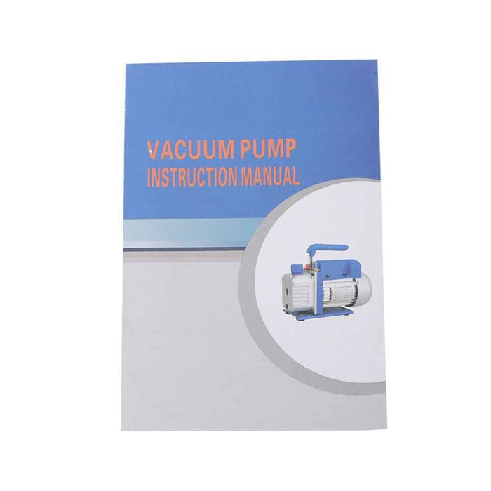 DURAFORCE 110V 9.6 CFM Single-Stage Rotary Vane HVAC 1 HP Air Vacuum Pump with Oil Bottle