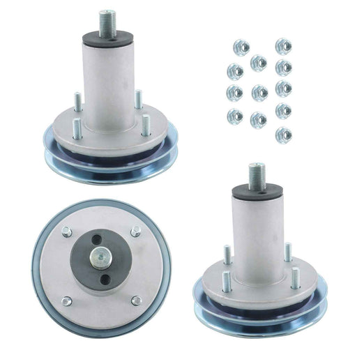 DURAFORCE 3 Pack For Gravely Ariens 52" Deck Spindle Assembly 51537200 51528000 W/ Pulley