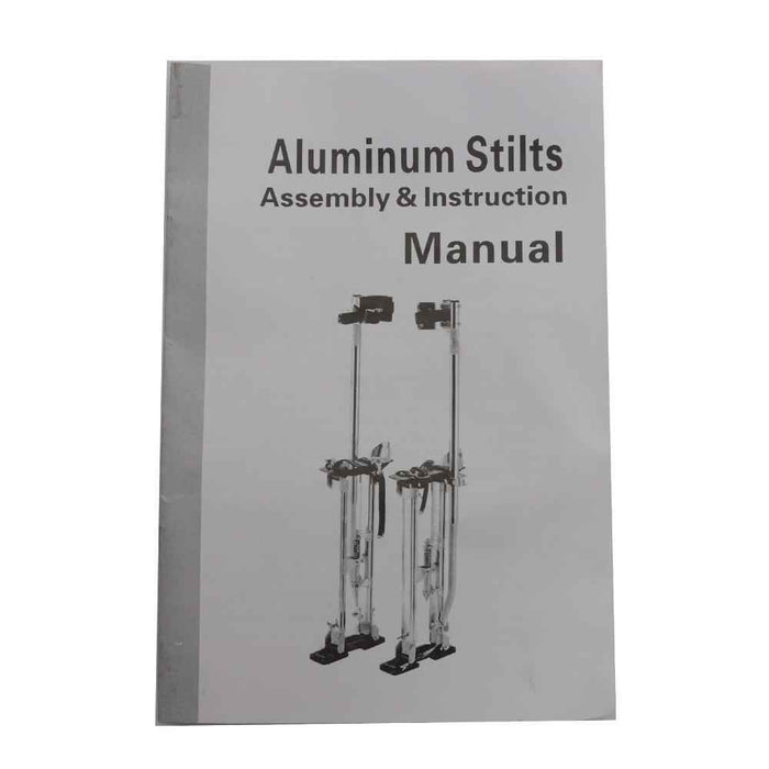 DURAFORCE 18”-30” Drywall Stilts Tool Adjustable For Painters Walking Taping Black