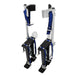 DURAFORCE 18”-30” Drywall Stilts Tool Adjustable For Painters Walking Taping Black
