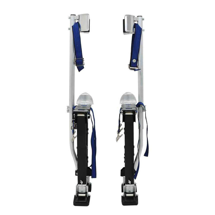DURAFORCE 18”-30” Drywall Stilts Tool Adjustable For Painters Walking Taping Black
