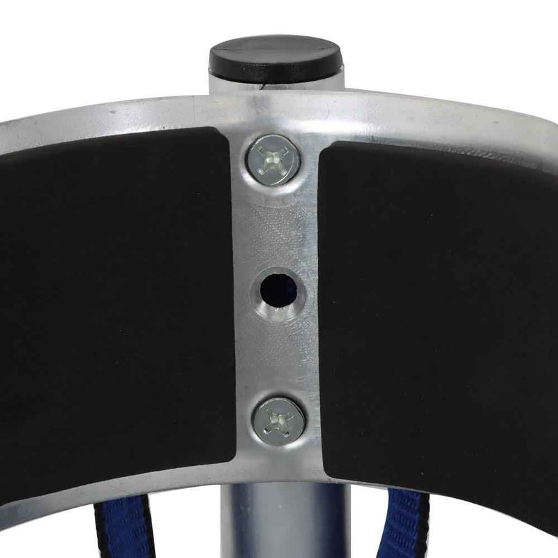 DURAFORCE 18”-30” Drywall Stilts Tool Adjustable For Painters Walking Taping Black