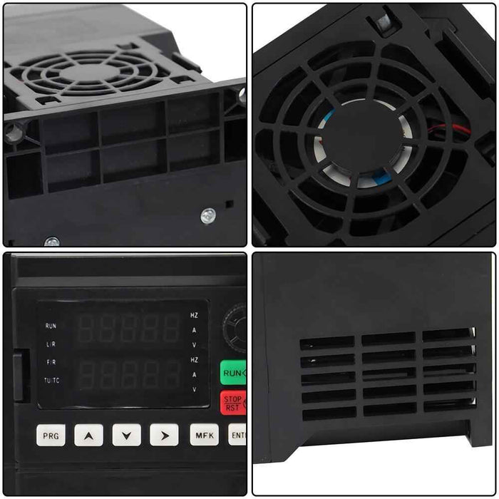 DURAFORCE 7.5HP 220V 25A VFD Variable Frequency Drive 1 Or 3 Phase Input 0-400HZ 5.5KW