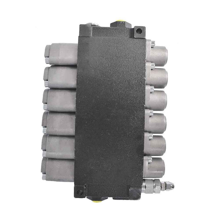 DURAFORCE High Quality 6Spool 13GPM Hydraulic Control Valve Double Acting 3600PSI SAE Port