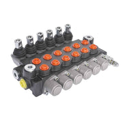 DURAFORCE High Quality 6Spool 13GPM Hydraulic Control Valve Double Acting 3600PSI SAE Port