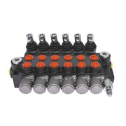 DURAFORCE High Quality 6Spool 13GPM Hydraulic Control Valve Double Acting 3600PSI SAE Port
