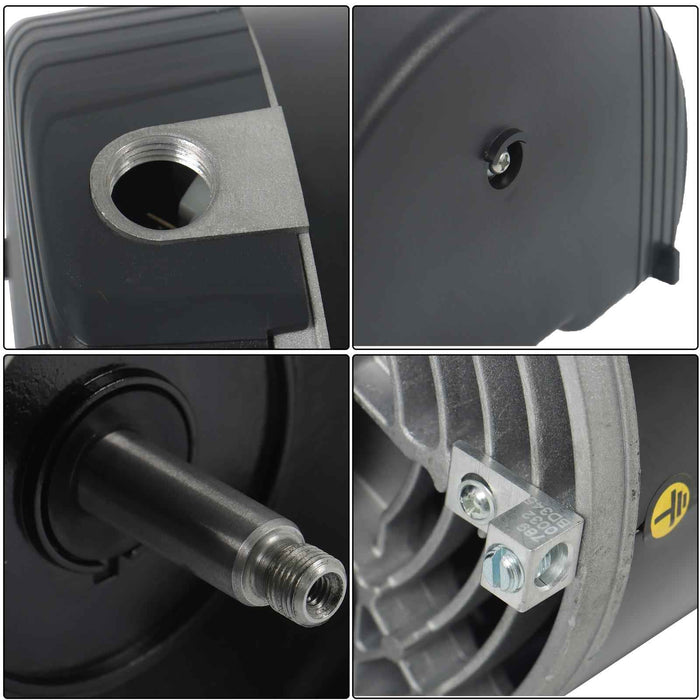 DURAFORCE 2 HP Single Speed Electric Pool Pump 3450RPM 230V Square Flange Pool Motor B2843