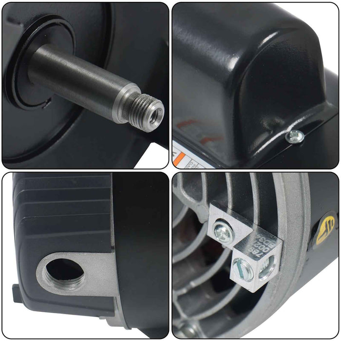 DURAFORCE 2.5HP Square Flange Pool Motor Stainless Steel Single-Speed B2840 3450RPM 230V