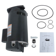 DURAFORCE 1.5HP Square Flange Pool Pump Stainless Steel B2842 Pool Pump Motor 3450 RPM