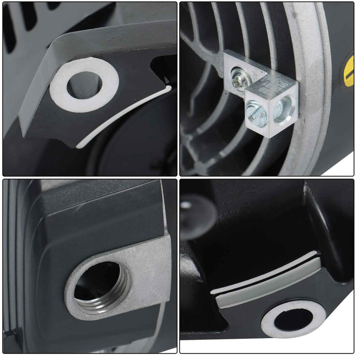 DURAFORCE 1.5HP Square Flange Pool Pump Stainless Steel B2842 Pool Pump Motor 3450 RPM