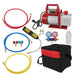 DURAFORCE 4CFM 1/3HP Air Vacuum Pump Gauge Rotary Vane HVAC A/C Refrigeration Kit
