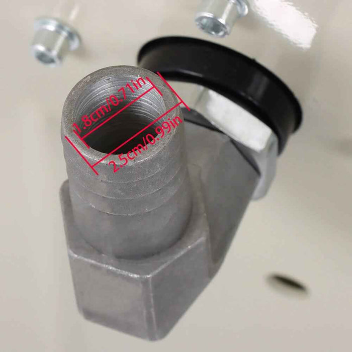 DURAFORCE 33' × 1" Fuel Hose Reel Retractable Diesel Hose Reel W/ Auto Refueling Gun