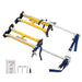 DURAFORCE Yellow Drywall Stilt 24"-40" Adjustable Aluminum Tool Stilt For Painting Taping