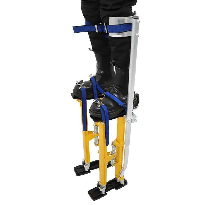 DURAFORCE Yellow Drywall Stilt 24"-40" Adjustable Aluminum Tool Stilt For Painting Taping