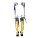 DURAFORCE Yellow Drywall Stilt 24"-40" Adjustable Aluminum Tool Stilt For Painting Taping