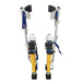 DURAFORCE Yellow Drywall Stilt 24"-40" Adjustable Aluminum Tool Stilt For Painting Taping