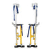 DURAFORCE Yellow Drywall Stilt 24"-40" Adjustable Aluminum Tool Stilt For Painting Taping