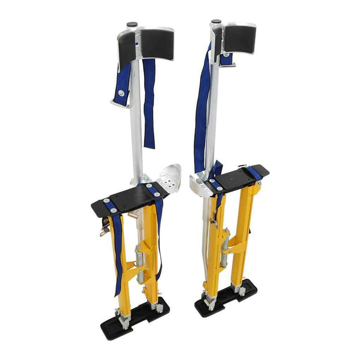 DURAFORCE Yellow Drywall Stilt 24"-40" Adjustable Aluminum Tool Stilt For Painting Taping
