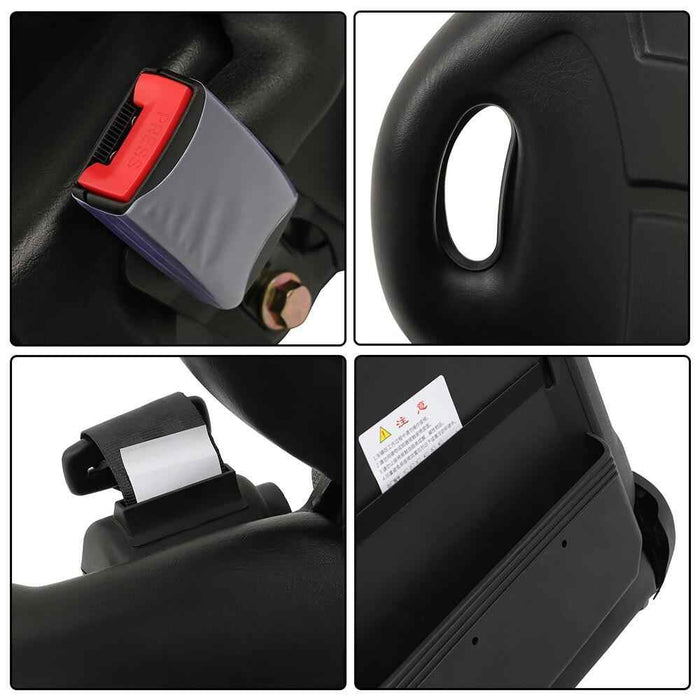 DURAFORCE Universal Forklift Seat With Retractable Seat Belt Switch For Cat Toyota Nissan