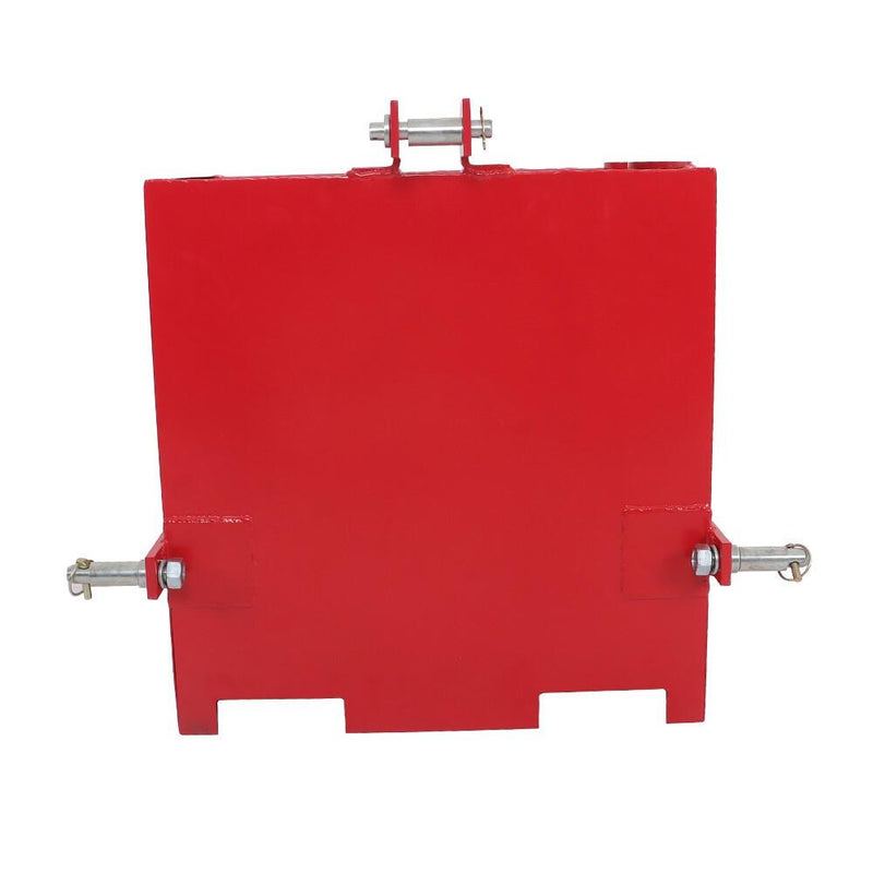 DURAFORCE Tractor 3 Point Steel Hitch Ballast Box W/ Quick Hitch Receiver 2'' Heavy Duty