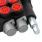 DURAFORCE P80 Remote Control Valve Kit: 2 Spool Valve 21GPM + Cables 25MPa + Joystick