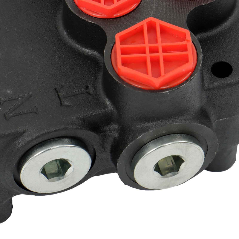 DURAFORCE P80 Remote Control Valve Kit: 2 Spool Valve 21GPM + Cables 25MPa + Joystick
