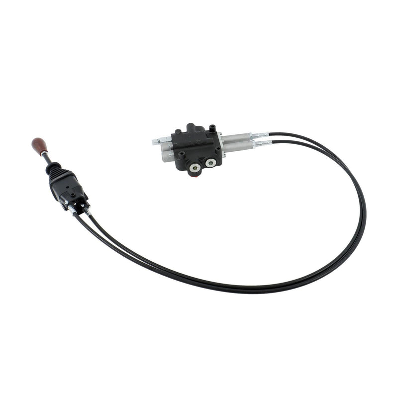 DURAFORCE P80 Remote Control Valve Kit: 2 Spool Valve 21GPM + Cables 25MPa + Joystick