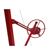 DURAFORCE 16 Ft Drywall Rolling Lifter Panel Hoist Jack Lifter w/ Lockable Wheels