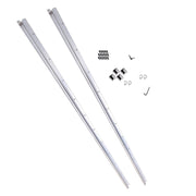 DURAFORCE Linear Rails 2Pcs SBR20-2200mm & 4× SBR20UU Bearing Blocks & 4× Fixing Rings