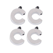 DURAFORCE Linear Rails 2Pcs SBR20-2200mm & 4× SBR20UU Bearing Blocks & 4× Fixing Rings