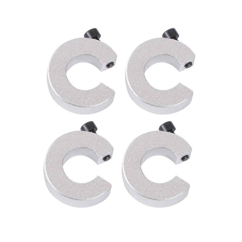 DURAFORCE Linear Rails 2Pcs SBR20-2200mm & 4× SBR20UU Bearing Blocks & 4× Fixing Rings