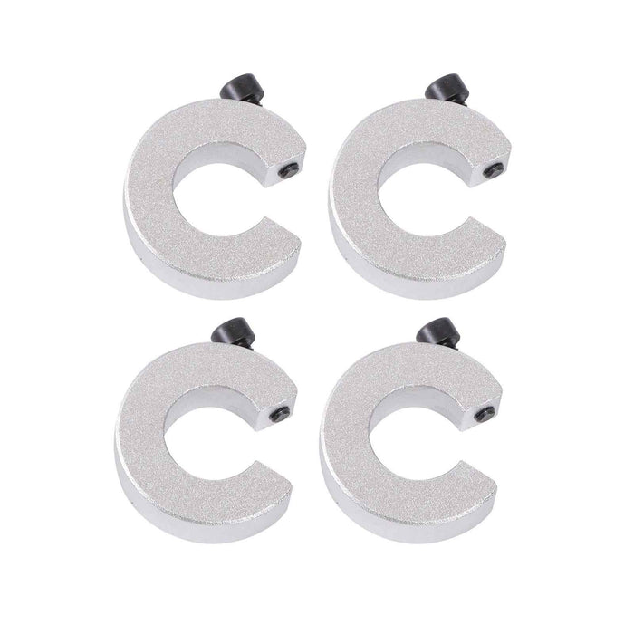 DURAFORCE Linear Rails 2Pcs SBR20-2200mm & 4× SBR20UU Bearing Blocks & 4× Fixing Rings