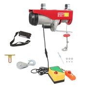DURAFORCE 110V Electric Hoist, 2200 lbs Electric Winch with 328 ft Wireless Remote Control
