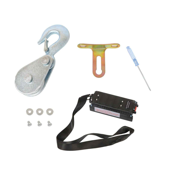 DURAFORCE 110V Electric Hoist, 2200 lbs Electric Winch with 328 ft Wireless Remote Control