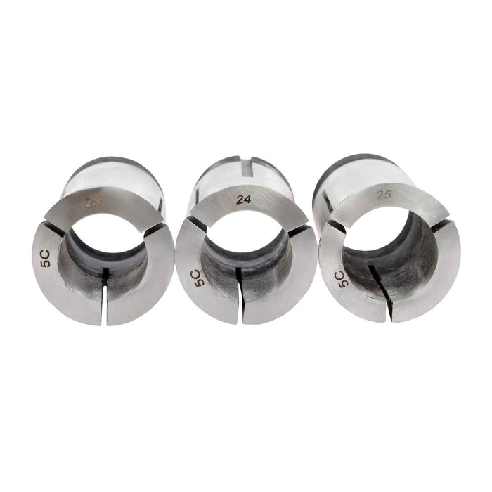 DURAFORCE High Precision 23 Pack 3mm - 25mm Metric 5C Collet Set 0.0005" Accuracy New