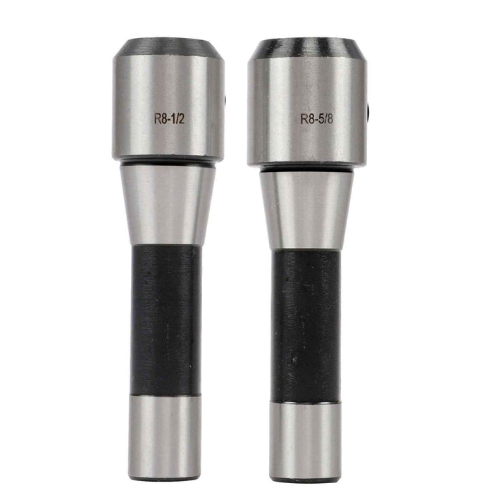 DURAFORCE New 8Pack Precision 3/16~1-1/4" R8 End Mill Tool Holder Set for Milling Machine