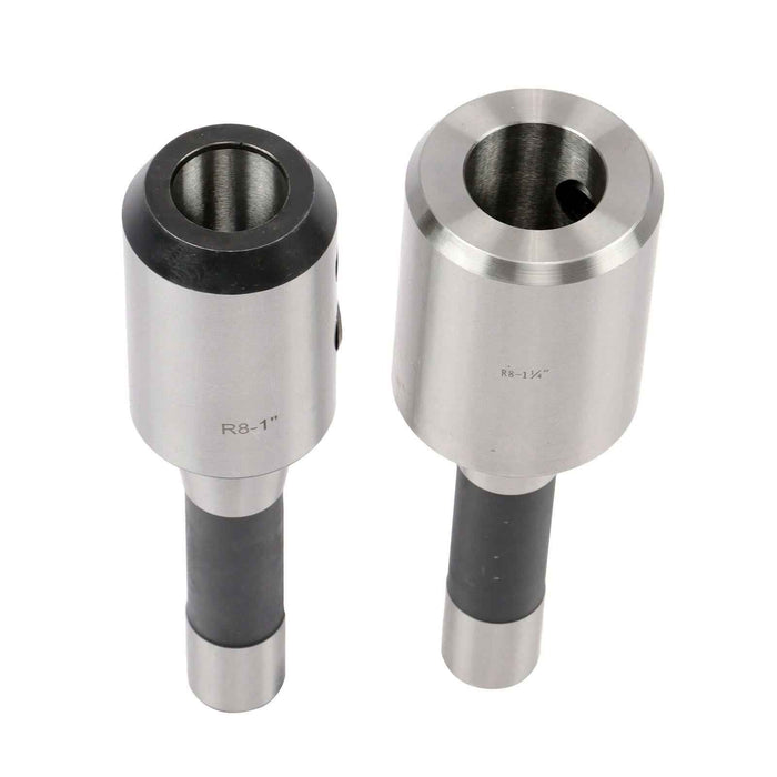 DURAFORCE New 8Pack Precision 3/16~1-1/4" R8 End Mill Tool Holder Set for Milling Machine