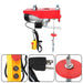 DURAFORCE Mini Electric Hoist 2200LBS With Wire Remote Control&Single/Double Slings