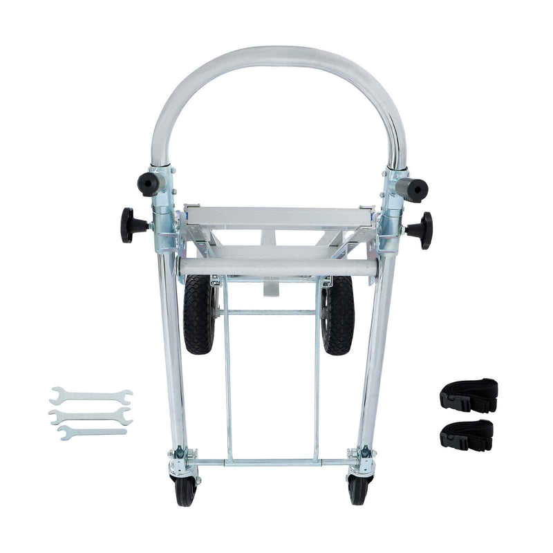DURAFORCE 4-in-1 1000 Lbs Capacity Aluminum Convertible Hand Truck Heavy Duty Dolly Cart