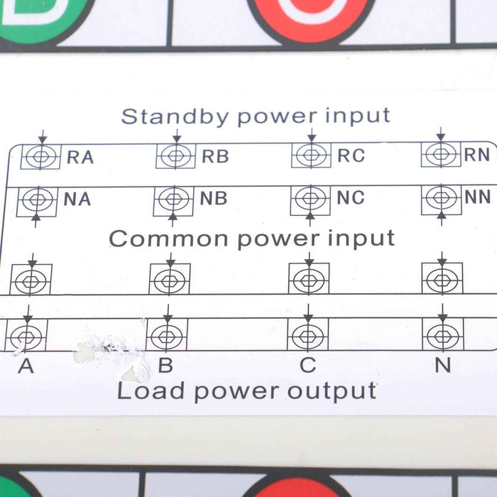 DURAFORCE New Industrial Automatic Transfer Switch 110/220V Grid to AC Generator 630A 4P