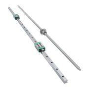 DURAFORCE New 2PCS Linear Guide Rail HGR20-1200mm + SFU1605-1200mm Ballscrew w/ BF12 Kit