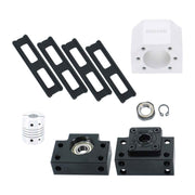 DURAFORCE New 2PCS Linear Guide Rail HGR20-1200mm + SFU1605-1200mm Ballscrew w/ BF12 Kit