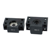 DURAFORCE New 2PCS Linear Guide Rail HGR20-1200mm + SFU1605-1200mm Ballscrew w/ BF12 Kit