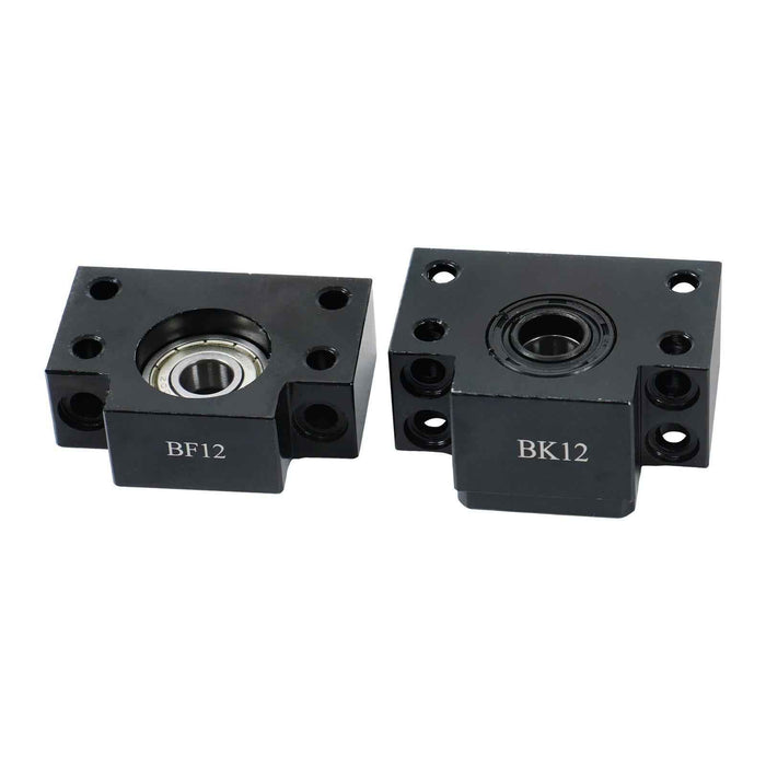 DURAFORCE New 2PCS Linear Guide Rail HGR20-1200mm + SFU1605-1200mm Ballscrew w/ BF12 Kit