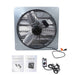 DURAFORCE 24" Shutter Exhaust Fan W/ Speed Controller & 1.65M Power Cord High Speed