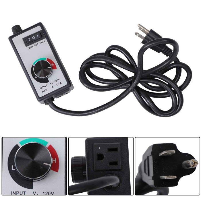 DURAFORCE 24" Shutter Exhaust Fan W/ Speed Controller & 1.65M Power Cord High Speed