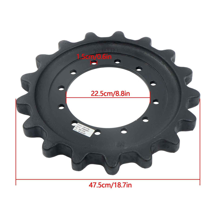 DURAFORCE DRIVE SPROCKET 304-1916 FOR CATERPILLAR 279D 279C 279C2 279D3 289C 289C2 289D
