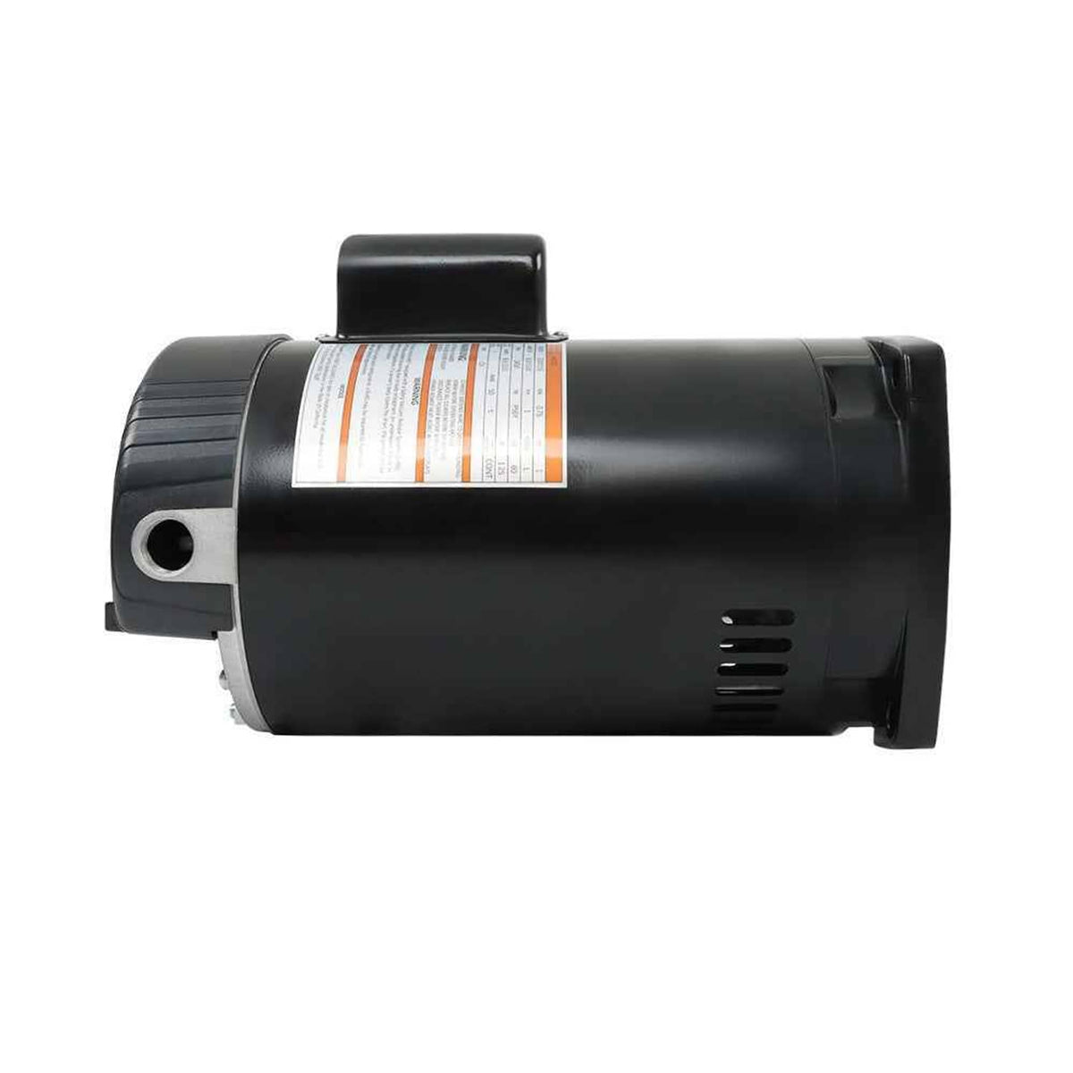 1 HP 3450 RPM 10A Frame 230V Square Flange Pool Single Speed Motor ...