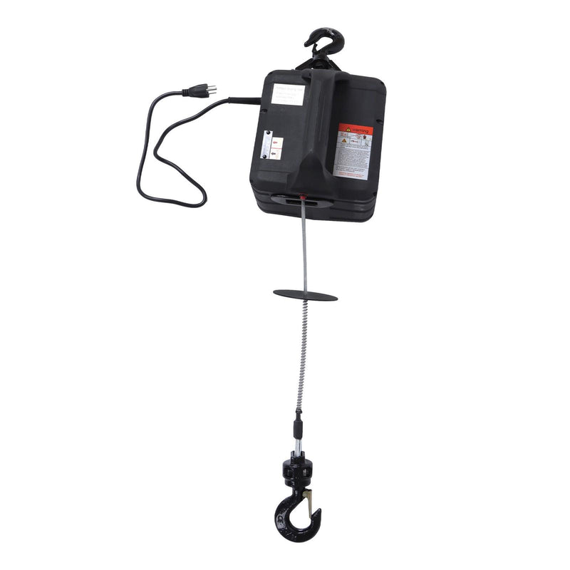 DURAFORCE Portable 1500W 2-in-1 Electric Hoist Power Winch 1100lbs Wireless Remote Control